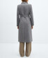 Women's Belted Woolen Coat