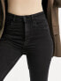 Pimkie – Skinny-Jeans in Schwarz mit hohem Bund - BLACK