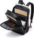 Фото #5 товара Мужской кожаный черный рюкзак Samsonite Classic Leather Slim Backpack, Cognac, One Size