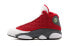 Jordan Air Jordan 13 retro "red flint" 耐磨 高帮 复古篮球鞋 男款 灰白红