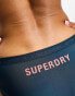 Фото #2 товара Superdry – Elastischer, knapper Slip in Flaschenblau, Kombiteil