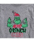 Men's The Grinch Short Sleeve T-shirt Серый, XLARGE - фото #3