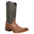 Justin Boots Sandy Embroidered Square Toe Cowboy Womens Brown Casual Boots RM30