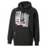 Фото #1 товара Puma Bmw Mms Graphic Pullover Hoodie Mens Black Casual Outerwear 53813701