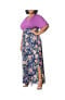 Фото #2 товара Plus Size Havana Colorblocked Maxi Dress