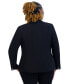 ფოტო #3 პროდუქტის Women's Crepe One-Button Jacket