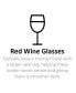 Фото #7 товара Tuscany Classics Red Wine Glasses, Set of 18