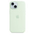 Фото #1 товара Apple iPhone 15 Silikon Case mit MagSafe"Blassmint iPhone 15