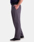 ფოტო #8 პროდუქტის Men's Premium Comfort Khaki Classic-Fit 2-Way Stretch Wrinkle Resistant Flat Front Stretch Casual Pants