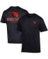 Фото #1 товара Men's Black Oregon State Beavers Stack 2-Hit T-shirt