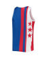 Men's Julius Erving Blue, Red New York Nets Sublimated Player Tank Top