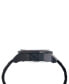 ფოტო #3 პროდუქტის Men's Hurricane Black Ion-Plated Stainless Steel Bracelet Watch 46mm