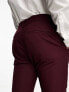 Фото #10 товара ASOS DESIGN skinny suit trousers in burgundy