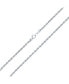 ფოტო #1 პროდუქტის Basic Rope Link Chain 2 MM 50 Gauge Strong For Women Necklace .925 Sterling Silver Inch 20
