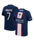 Фото #1 товара Men's Kylian Mbappe Blue Paris Saint-Germain 2022/23 Home Replica Player Jersey