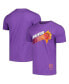 Фото #1 товара Men's and Women's Purple Phoenix Suns Hardwood Classics MVP Throwback Logo T-shirt