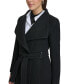 Фото #4 товара Womens Asymmetrical Belted Wrap Coat, Created for Macys