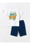 Фото #1 товара Костюм для малышей LC WAIKIKI LCW Kids Комплект пижамы для мальчика с коротким рукавом и шортами