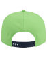 Фото #3 товара Men's White/College Navy Seattle Seahawks Throwback Space 9FIFTY Snapback Hat