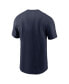 Фото #4 товара Men's College Navy Seattle Seahawks Essential Blitz Lockup T-shirt