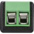 Goobay Terminal Block 2-pin > DC male (5.50 x 2.10 mm) - Terminal Block 2-pin - DC male (5.50 x 2.10 mm) - Black - Green