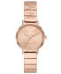 Women's The Modernist Three-Hand Rose Gold-tone Stainless Steel Bracelet Watch 32mm