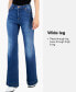 Фото #5 товара Women's High Rise Wide-Leg Cotton Cargo Jeans