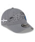 ფოტო #1 პროდუქტის Men's Gray Los Angeles Dodgers 2023 NL West Division Champions Locker Room 9FORTY Adjustable Hat