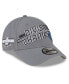 Фото #1 товара Men's Gray Los Angeles Dodgers 2023 NL West Division Champions Locker Room 9FORTY Adjustable Hat