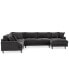 Фото #15 товара Mariyah Fabric 4-Pc. Sectional with Chaise, Created for Macy's