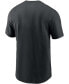 Фото #2 товара Men's Black Atlanta Falcons Primary Logo T-shirt