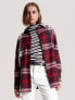 Фото #1 товара Embroidered TH Logo Tartan Overshirt