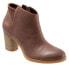 Фото #2 товара Softwalk Kora S1856-255 Womens Brown Leather Zipper Ankle & Booties Boots 11