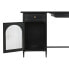 Фото #8 товара Письменный стол DKD Home Decor Чёрный Металл Стеклянный 120 x 50 x 80 cm