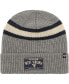 ფოტო #1 პროდუქტის Men's Charcoal West Virginia Mountaineers Penobscot Cuffed Knit Hat