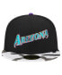 Фото #2 товара Men's Black Arizona Diamondbacks Metallic Camo 59FIFTY Fitted Hat