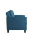 Фото #3 товара 33.9" W Polyester Harvard Chair with Curved Arms