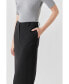 ფოტო #1 პროდუქტის Women's Mid-Waisted Front Slit Maxi Skirt