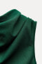 Фото #9 товара Платье облегающего кроя с драпировкой — zw collection ZARA