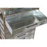 Фото #9 товара Тумба с ящиками Home ESPRIT Коричневый Серый Серебристый Натуральный Металл Ель Loft 66 x 33,5 x 121 cm