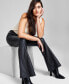 Фото #4 товара Women's High Rise Coated Flare Jeans, Created for Macy's