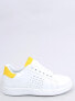 Фото #6 товара Кроссовки женские бело-желтые LV101P YELLOW, бренд obuwie damskie