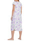 ფოტო #2 პროდუქტის Women's Floral Short-Sleeve Nightgown