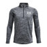 UNDER ARMOUR Tech Big Logo half zip long sleeve T-shirt