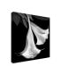 Фото #2 товара Susan S. Barmon 'Trumpet Flower Black And White' Canvas Art - 24" x 24"