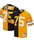 Men's Joe Greene Black, Gold Pittsburgh Steelers 1976 Split Legacy Replica Jersey