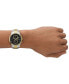 ფოტო #4 პროდუქტის Men's Multifunction Two-Tone Stainless Steel Bracelet Watch, 42mm