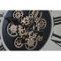 Фото #3 товара Настенное часы Home ESPRIT Чёрный Бежевый Позолоченный Натуральный Металл древесина сосны 74 x 9 x 91 cm
