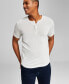 ფოტო #2 პროდუქტის Men's Short-Sleeve Henley Shirt