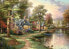 Schmidt Spiele 57452 Jigsaw Puzzle At the Lake by Thomas Kinkade 1500 Piece Puzzle, Colourful